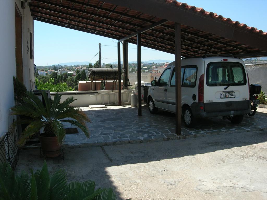 Apartment Next To The Sea In Poseidonia Poszidonía Kültér fotó